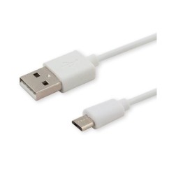 CABLE USB 2-0 A MICRO USB 1M BLANCO SAVIO CL-123