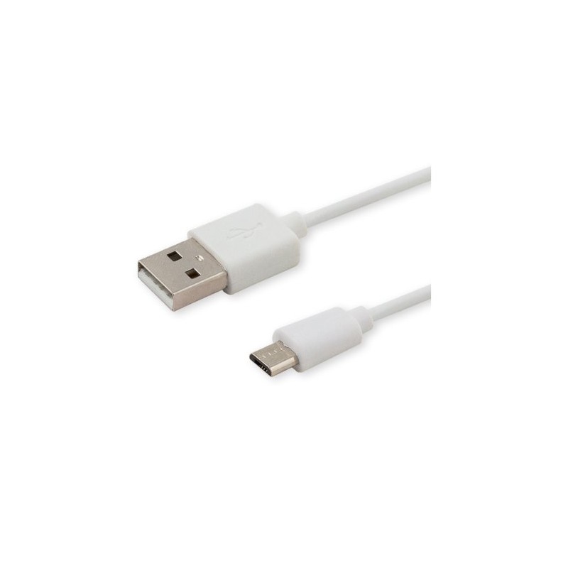 CABLE USB 2-0 A MICRO USB 1M BLANCO SAVIO CL-123
