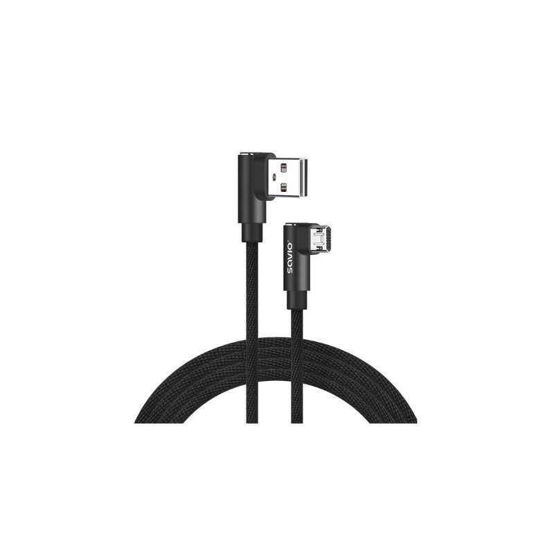 CABLE REVERSIBLE USB SAVIO MICRO A USB-A 2M CL-162