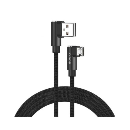 CABLE REVERSIBLE USB SAVIO MICRO A USB-A 2M CL-162