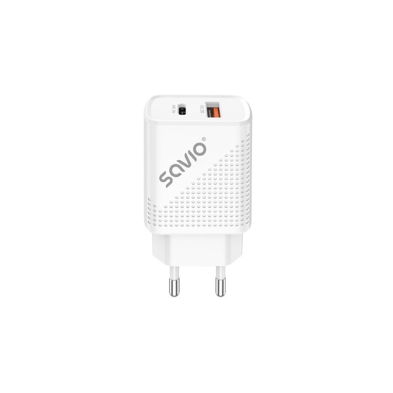 CARGADOR SAVIO LA-05 DUAL 18W USB 3-0