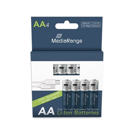 PILAS RECARGABLES MEDIARANGE AA