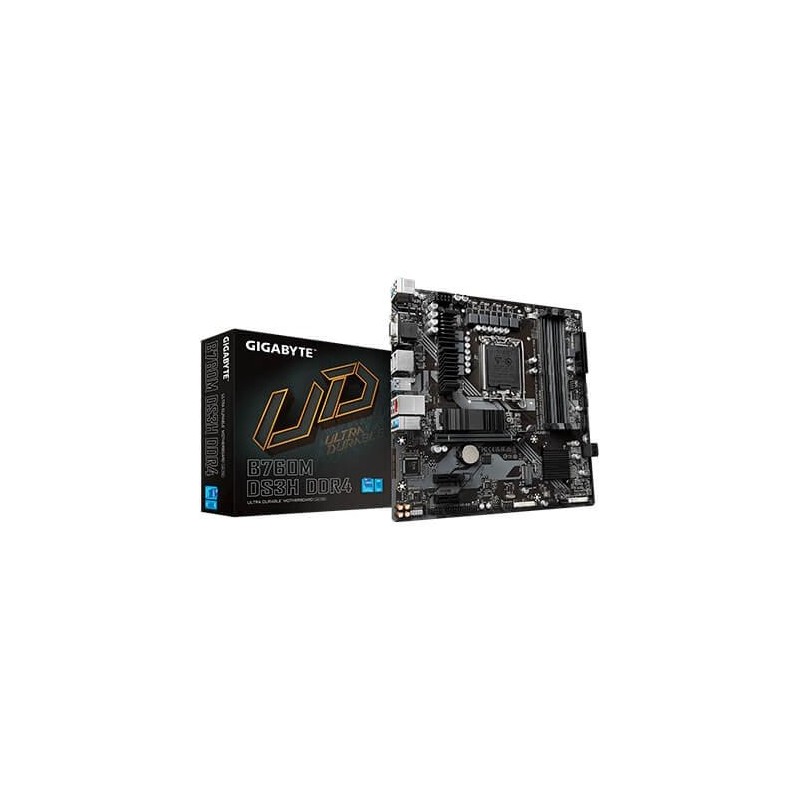 PLACA BASE GIGABYTE B760M DS3H DDR4 1700 MATX 4XDDR4