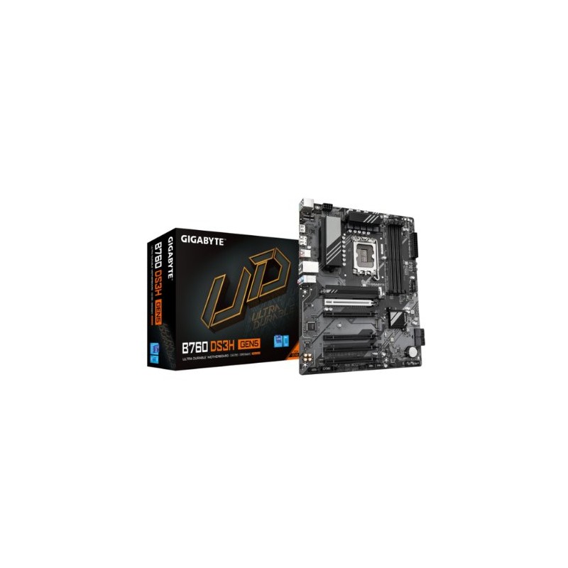 PLACA BASE GIGABYTE B760 DS3H GEN5 1700 AX ATX 4XDDR5 PLACA BASE GIGABYTE B760 DS3H GEN5 1700 AX ATX 4XDDR5