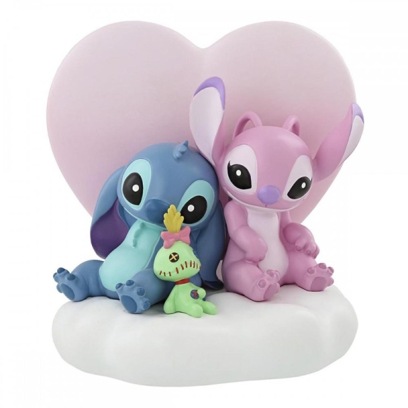 Figura iluminada enesco disney stitch y