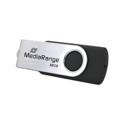 PENDRIVE 32GB USB-C 3-2 MEDIARANGE SILVER-BLACK