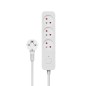 REGLETA DE 3 ENCHUFES 1-5M BLANCO SAVIO LZ-07