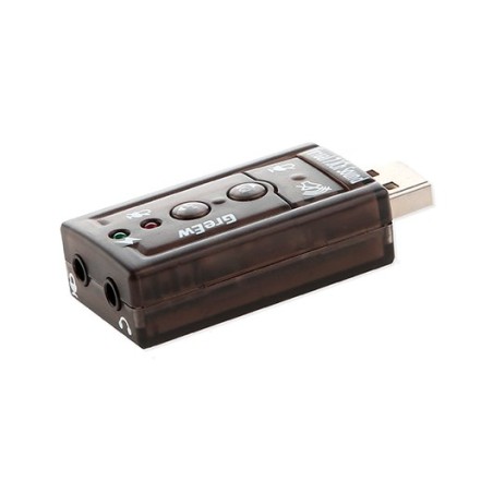 TARJETA DE SONIDO NEGRO USB 7-1 SAVIO AK-01