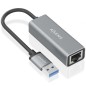 CONVERSOR AISENS USB 3-0 A ETHERNET GIGABIT 10-100-1000 GRIS 15CM