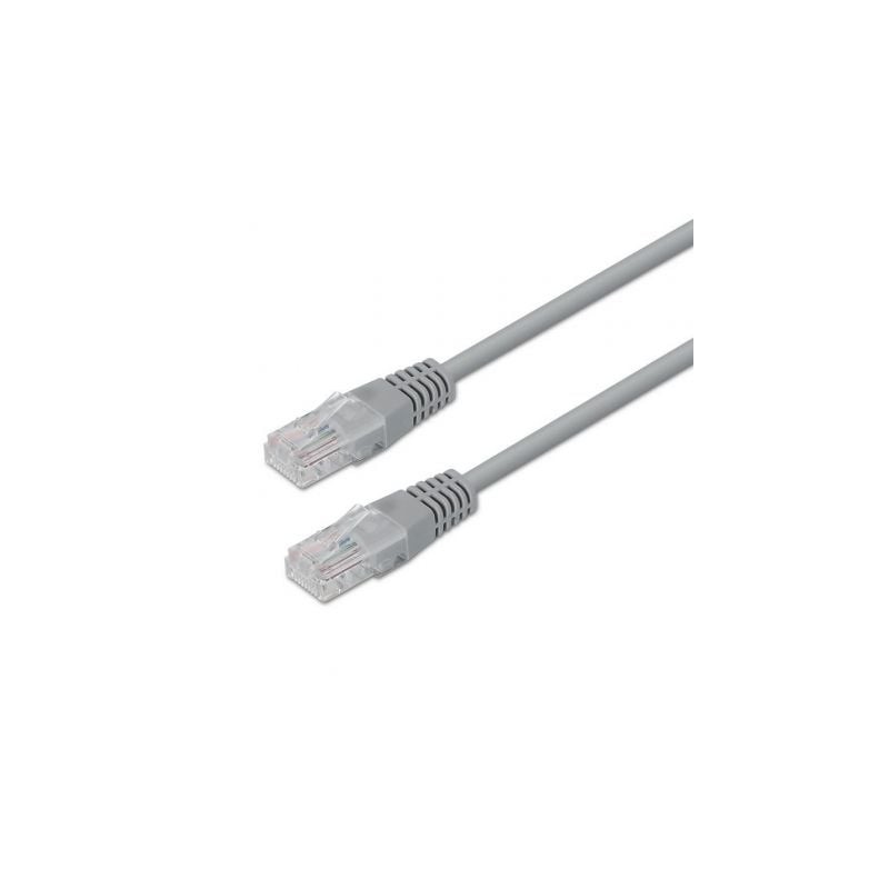CABLE RED AISENS LATIGUILLO RJ45 CAT-5E UTP AWG24 GRIS 20M