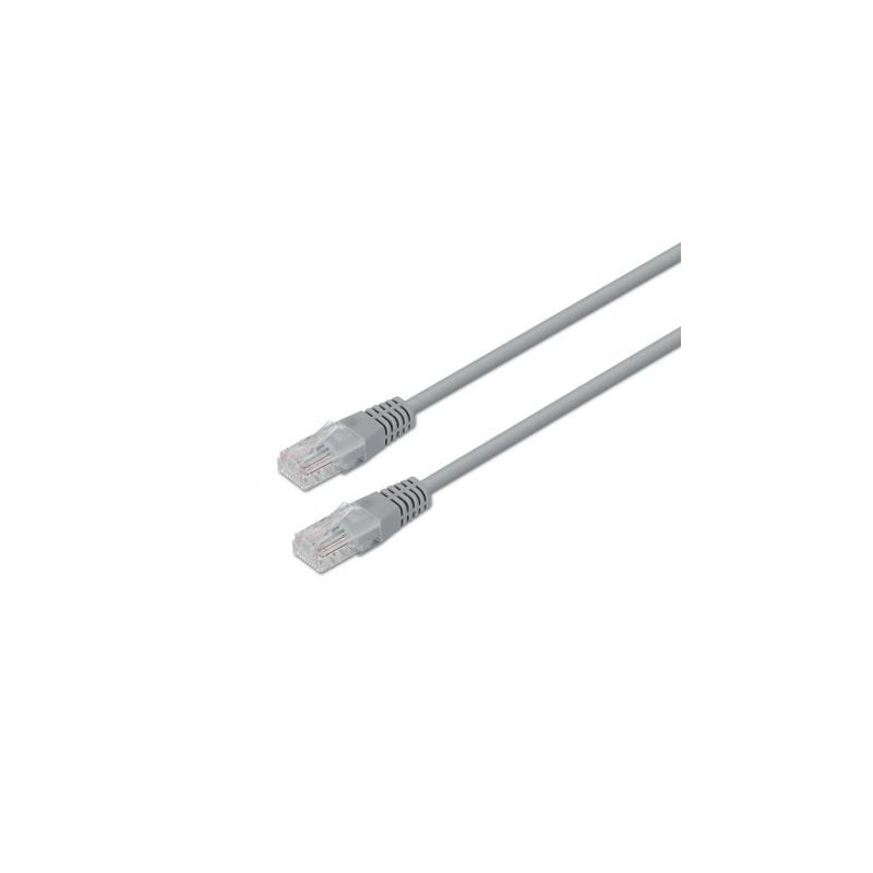 CABLE RED AISENS LATIGUILLO RJ45 CAT-6 UTP AWG24 GRIS 3-0M
