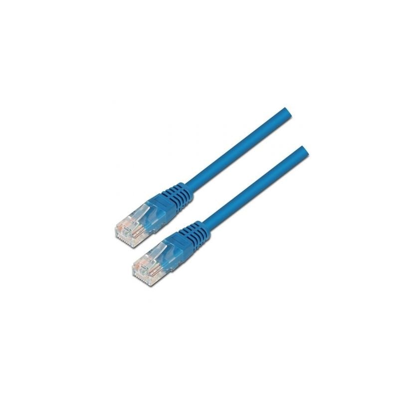 CABLE RED AISENS LATIGUILLO RJ45 CAT-6 UTP AWG24 AZUL 2-0M