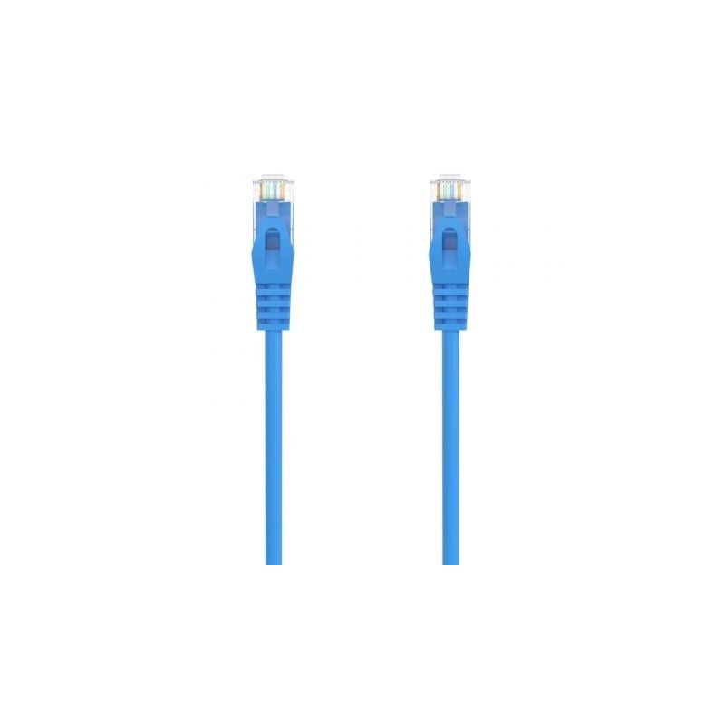 Cable de Red RJ45 AWG24 UTP Aisens A145-0572 Cat-6A- LSZH- 50cm- Azul