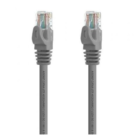 CABLE RED AISENS LATIGUILLO RJ45 LSZH CAT-6A UTP AWG24 2-0M GRIS