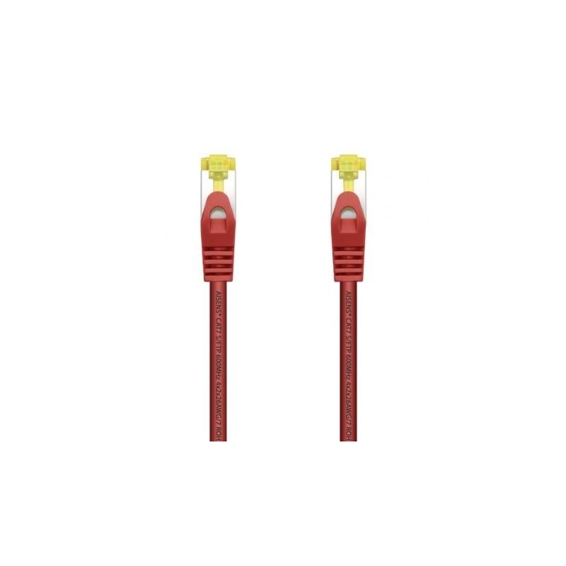 CABLE RED AISENS LATIGUILLO RJ45 LSZH CAT-7 SFTP PIMF 25CM ROJO