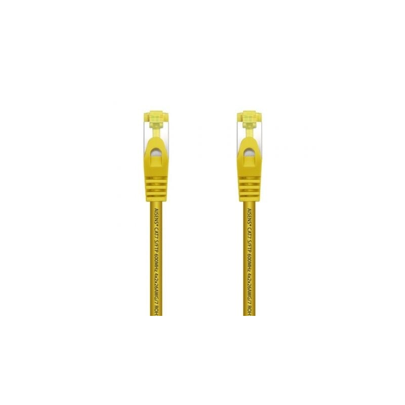 CABLE RED AISENS LATIGUILLO RJ45 LSZH CAT-7 SFTP PIMF 1-0M AMARILLO CABLE RED AISENS LATIGUILLO RJ45 LSZH CAT-7 SFTP PIMF 1-0M AMARILLO