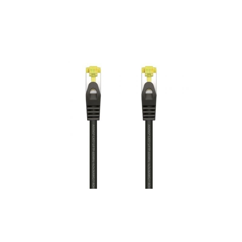 CABLE RED AISENS LATIGUILLO RJ45 LSZH CAT-7 SFTP PIMF 0-5M NEGRO CABLE RED AISENS LATIGUILLO RJ45 LSZH CAT-7 SFTP PIMF 0-5M NEGRO