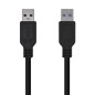 Cable USB 3-0 Aisens A105-0447- USB Macho - USB Macho- 5Gbps- 2m- Negro