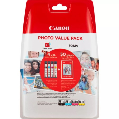 Multipack tinta canon cli - 581xl bk c