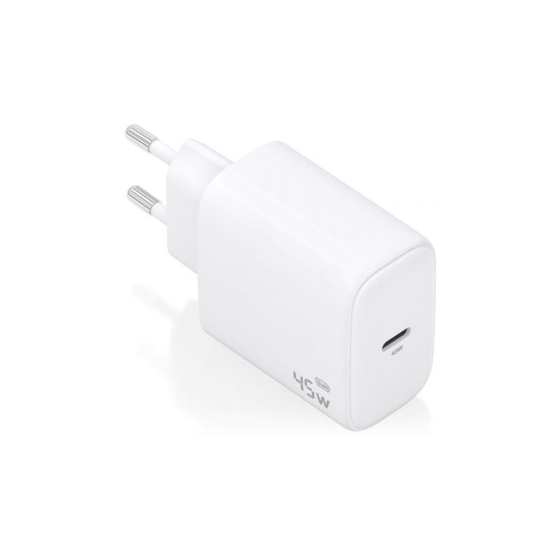 CARGADOR AISENS GAN 45W,1XUSB-C PD3-0 BLANCO