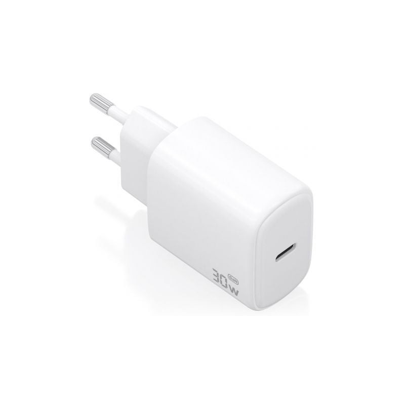 CARGADOR AISENS GAN 30W 1XUSB-C PD3-0 BLANCO