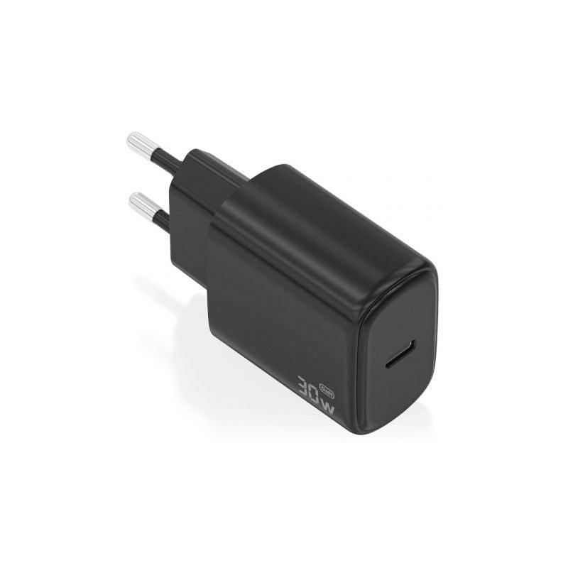 CARGADOR AISENS GAN 30W 1XUSB-C PD3-0 NEGRO CARGADOR AISENS GAN 30W 1XUSB-C PD3-0 NEGRO