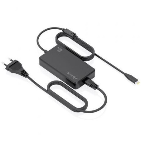 Cargador Sobremesa GaN Aisens ASCH-1PD100D070-BK- 1xUSB Tipo-C- 100W