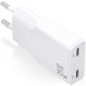 CARGADOR AISENS GAN ULTRA DELGADO 30W 2XUSB-C PD3-0 QC4-0 BLANCO