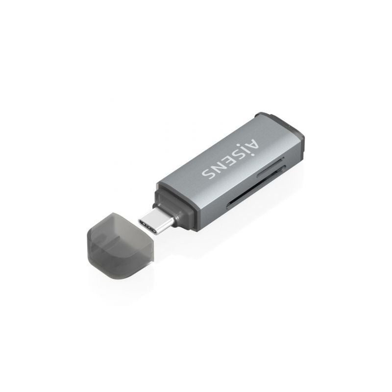 LECTOR TARJETAS AISENS SD MICRO SD MMC RS-MMC MMC MICRO USBC GRIS LECTOR TARJETAS AISENS SD MICRO SD MMC RS-MMC MMC MICRO USBC GRIS