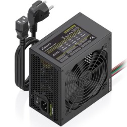 Fuente de Alimentación Aisens ASPC-500ATX-PSEBK- 500W- Ventilador 12cm