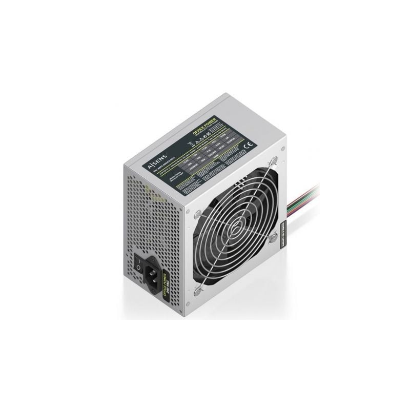 FUENTE ALIMENTACION AISENS ATX 500W OEM PLATA FUENTE ALIMENTACION AISENS ATX 500W OEM PLATA