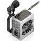 AISENS Fuente Alimentacion SFX 500W con Cable de Alimentacion OEM, Plata