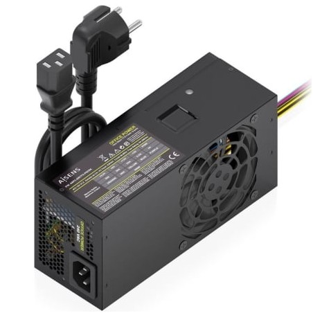 Fuente de Alimentación TFX Aisens ASPC-500TFX-PSEBK- 500W- Ventilador 8cm