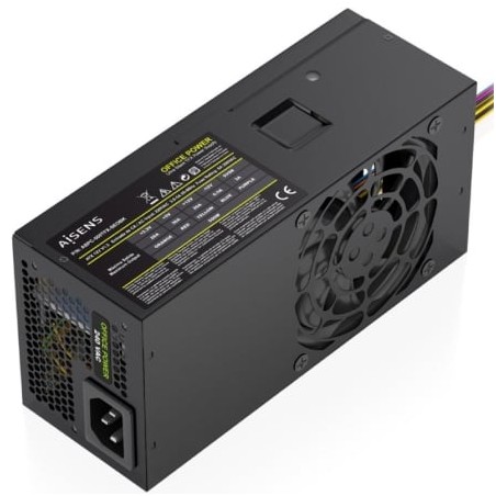 Fuente de Alimentación TFX Aisens ASPC-500TFX-SEOBK- 500W- Ventilador 8cm
