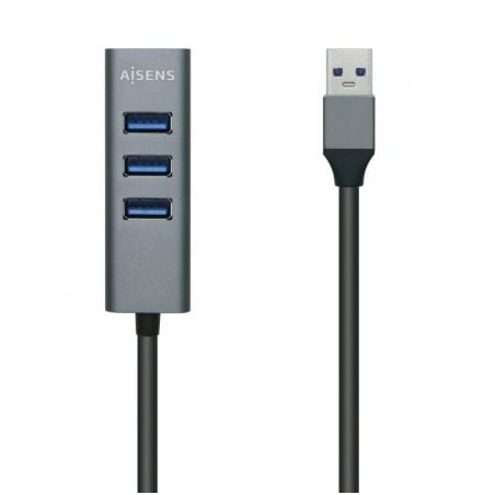 Hub USB 3-0 Aisens A106-0507- 4xUSB- Gris