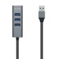Hub USB 3-0 Aisens A106-0507- 4xUSB- Gris