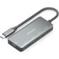 HUB AISENS USB 3-1 USB-C 1XPD 100W 1XUSB-C 3-0 3XUSB-A 2-0 GRIS 15CM HUB AISENS USB 3-1 USB-C 1XPD 100W 1XUSB-C 3-0 3XUSB-A 2-0 GRIS 15CM