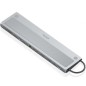 AISENS ASUC-12P020-GR base para portátil y replicador de puertos Alámbrico USB 3.2 Gen 1 (3.1 Gen 1) Type-C