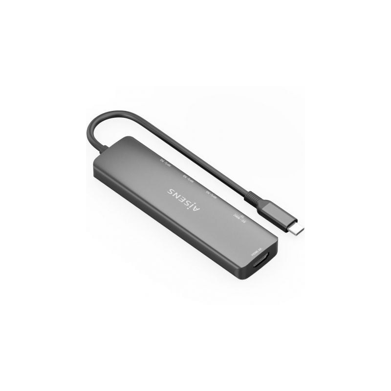 USB-C DOCK AISENS 6 EN 1 USB-C A 1XHDMI 3XUSB-A 1XSD 1XMICRO SD 15CM USB-C DOCK AISENS 6 EN 1 USB-C A 1XHDMI 3XUSB-A 1XSD 1XMICRO SD 15CM