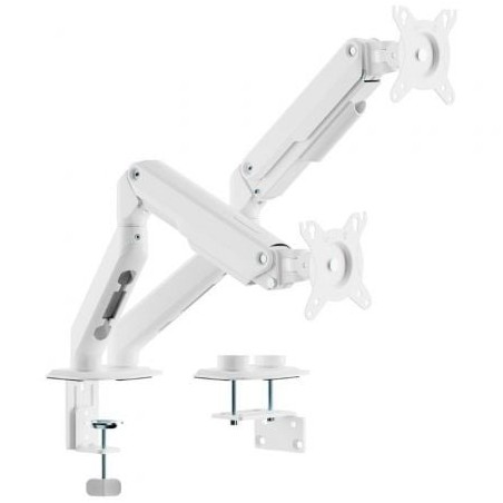 Soporte de Mesa con Contrapeso para 2 Monitores Aisens DT32TSR-439- Giratorio- Inclinable- hasta 9kg