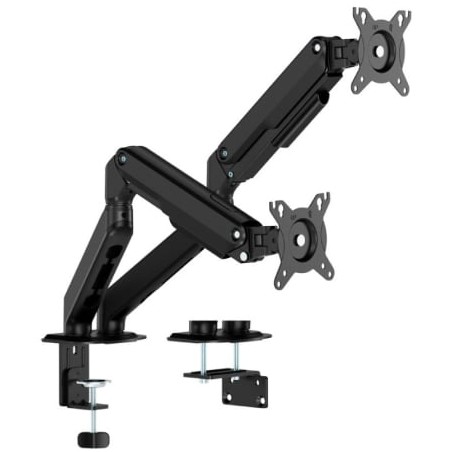 Soporte de Mesa con Contrapeso para 2 Monitores Aisens DT32TSR-451- Giratorio- Inclinable- hasta 9kg