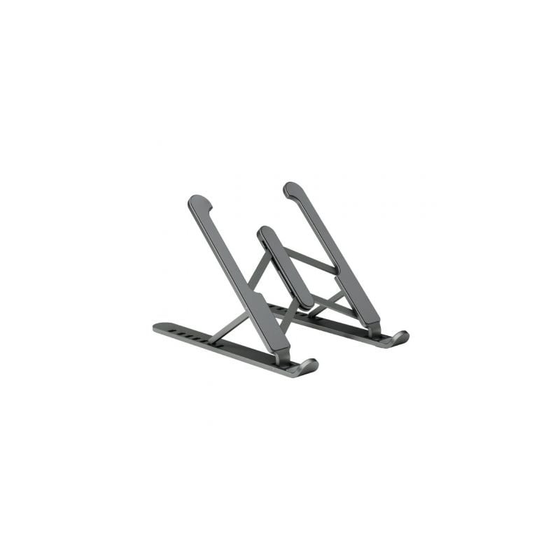 AISENS Soporte De Sobremesa Ajustable Para Portatil / Tablet, Gris Oscuro