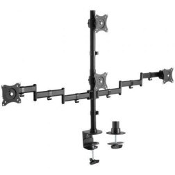 Soporte de Mesa para 4 Monitores y TV Aisens DT27TSR-379- Giratorio- Inclinable- hasta 8kg