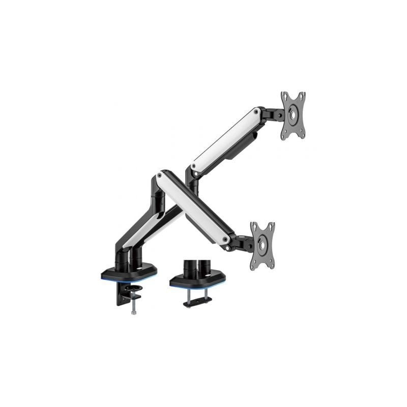 AISENS DT32TSR-297 soporte para monitor 81,3 cm (32") Escritorio Negro, Blanco