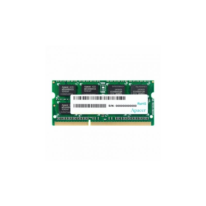 Memoria RAM Apacer DV-08G2K-KAM 8GB- DDR3L- 1600MHz- 1-35V- CL11- SODIMM