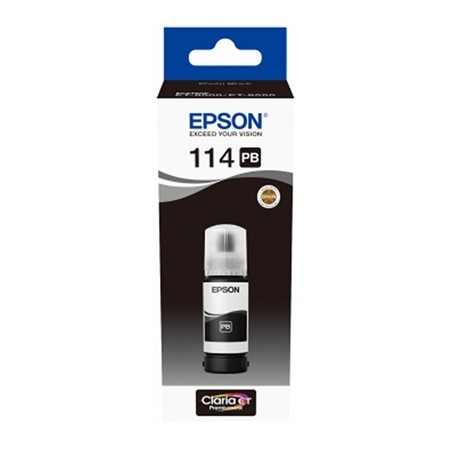 Botella tinta epson ecotank 114 negro