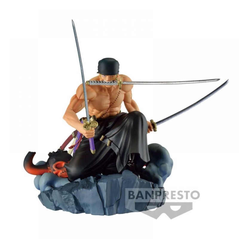 Figura banpresto one piece dioramatic roronoa