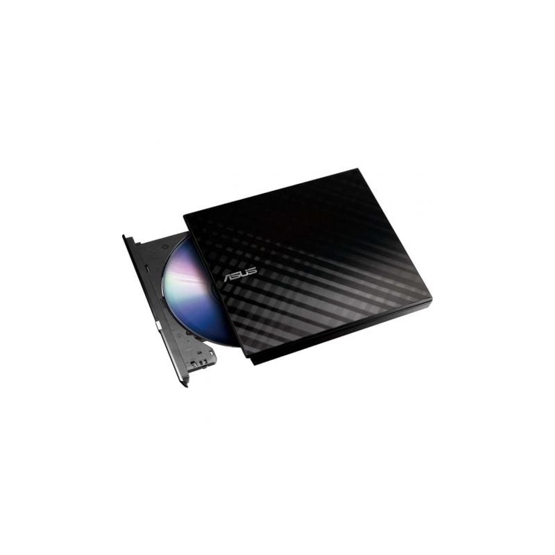 LECTOR GRABADOR CD DVD SLIM ASUS SDRW-08D2S-U EXTERNO NEGRO