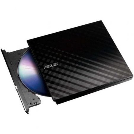 Grabadora Externa CD-DVD Asus SDRW-08D2S-U Lite- Negra