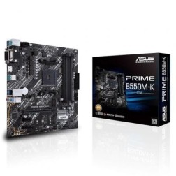 Placa Base Asus Prime B550M-K Socket AM4- DDR4- PCIe 4-0- Micro ATX